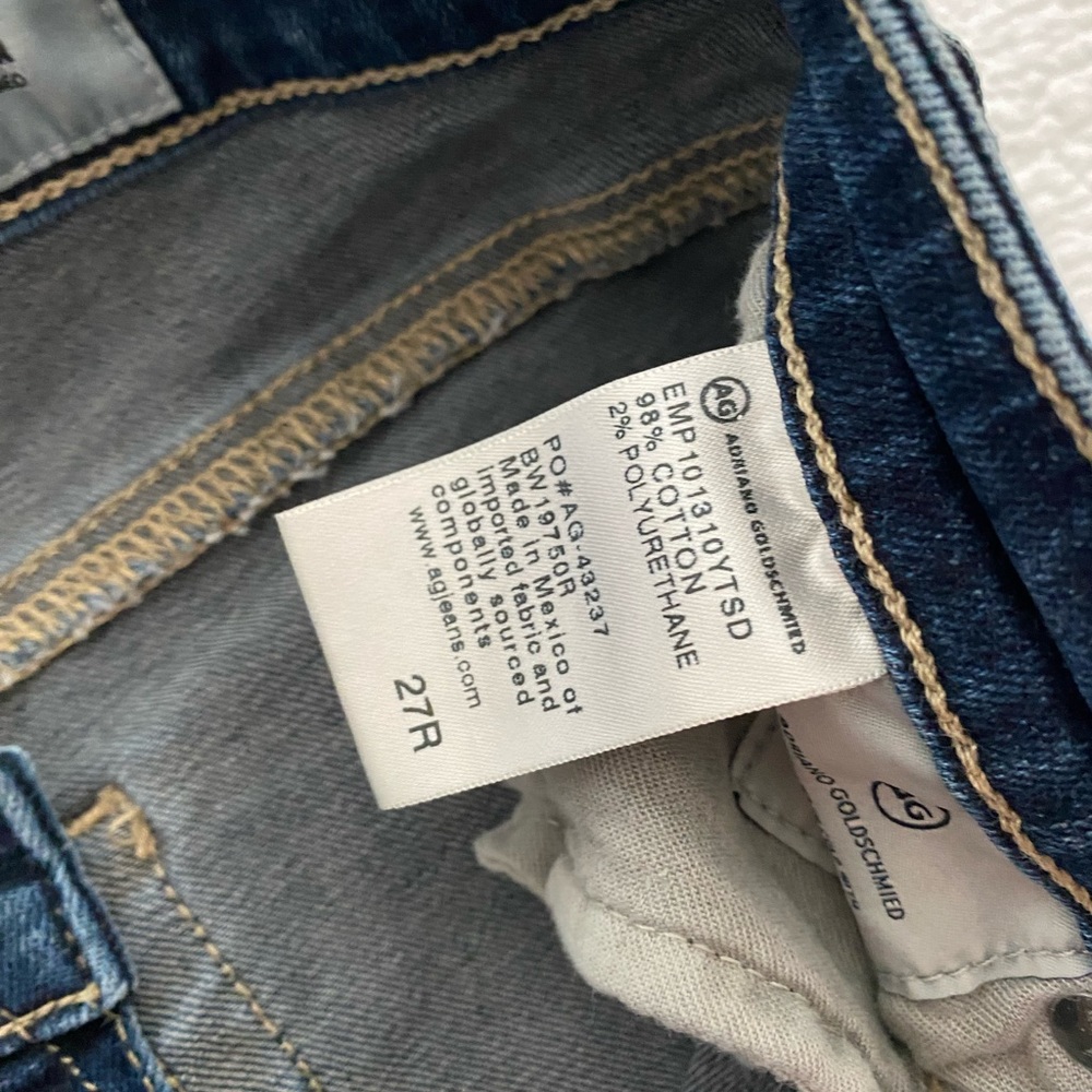 AG jeans boot cut, mid rise, size 27